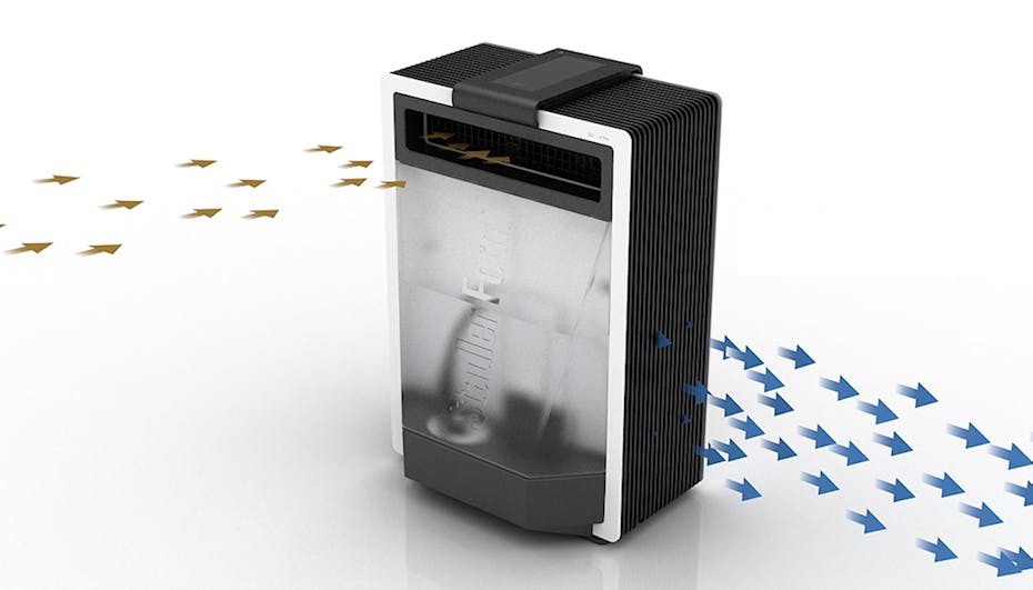 Skuteczne oczyszczanie powietrza wizualizacja przepływu powietrza nawilżacz z funkcją oczyszczacza powietrza Robert